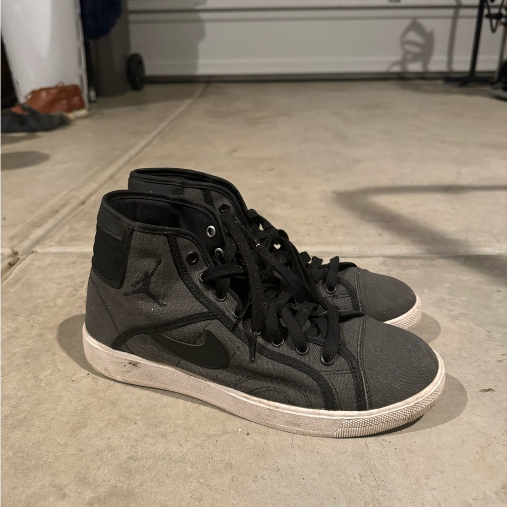 Jordan’s Sky High OG Retro Black Sail White Mens Sneakers